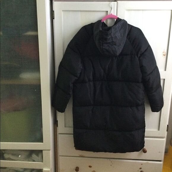 Shein 0X black coat puffer w hood - Picture 8 of 8